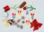 Block Printing Set Christmas Tree Bauble