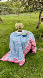 Tablecloth Star Blue/Red