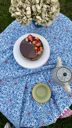 Tablecloth Star Blue/Red