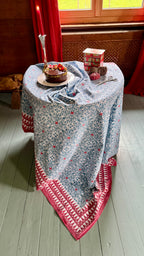 Tablecloth Star Blue/Red