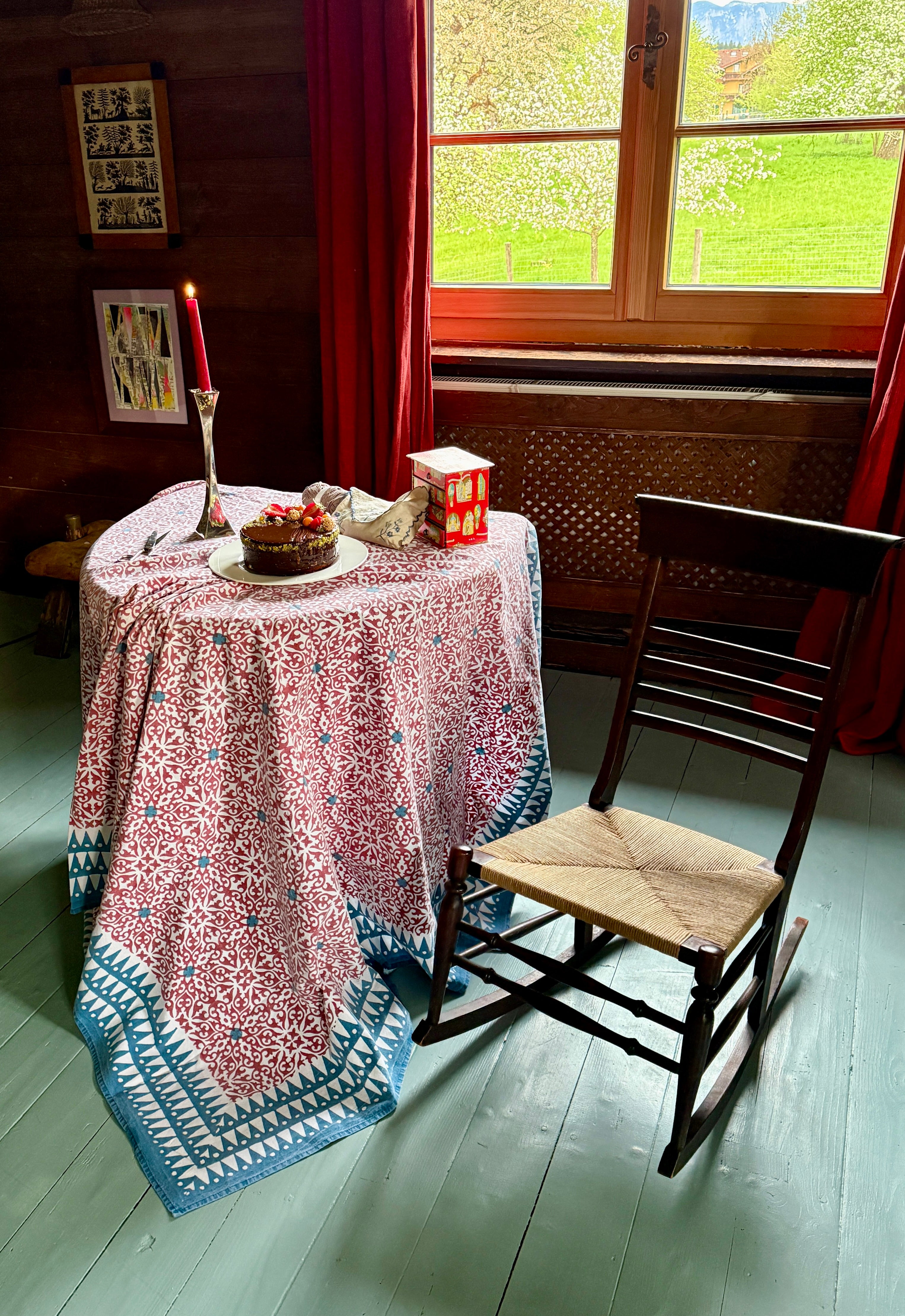 Tablecloth Star Red