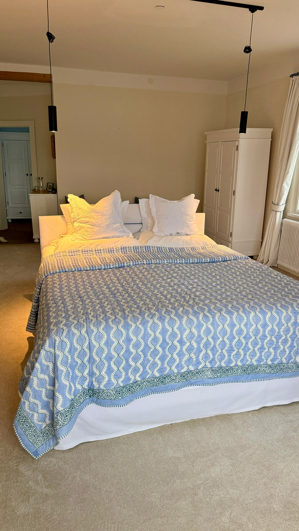 Wave Quilt Blue