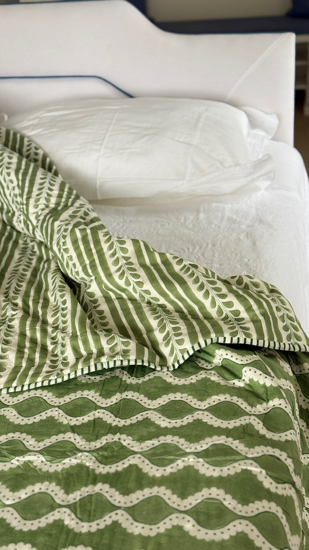 Wave Quilt Green/Green
