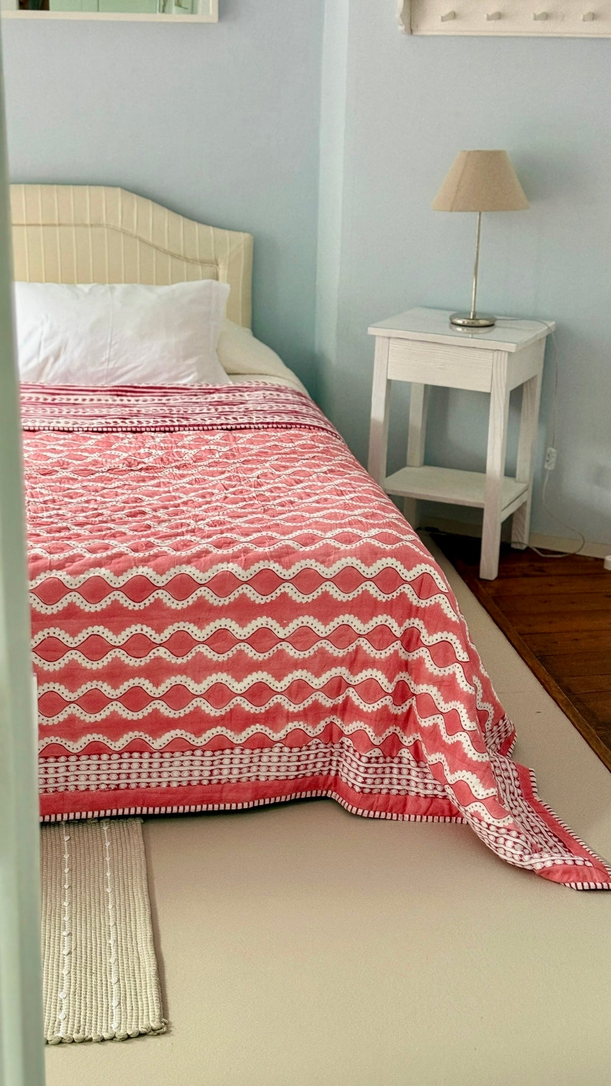 Wave Quilt Red/Pink