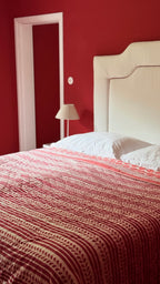 Wave Quilt Red/Pink