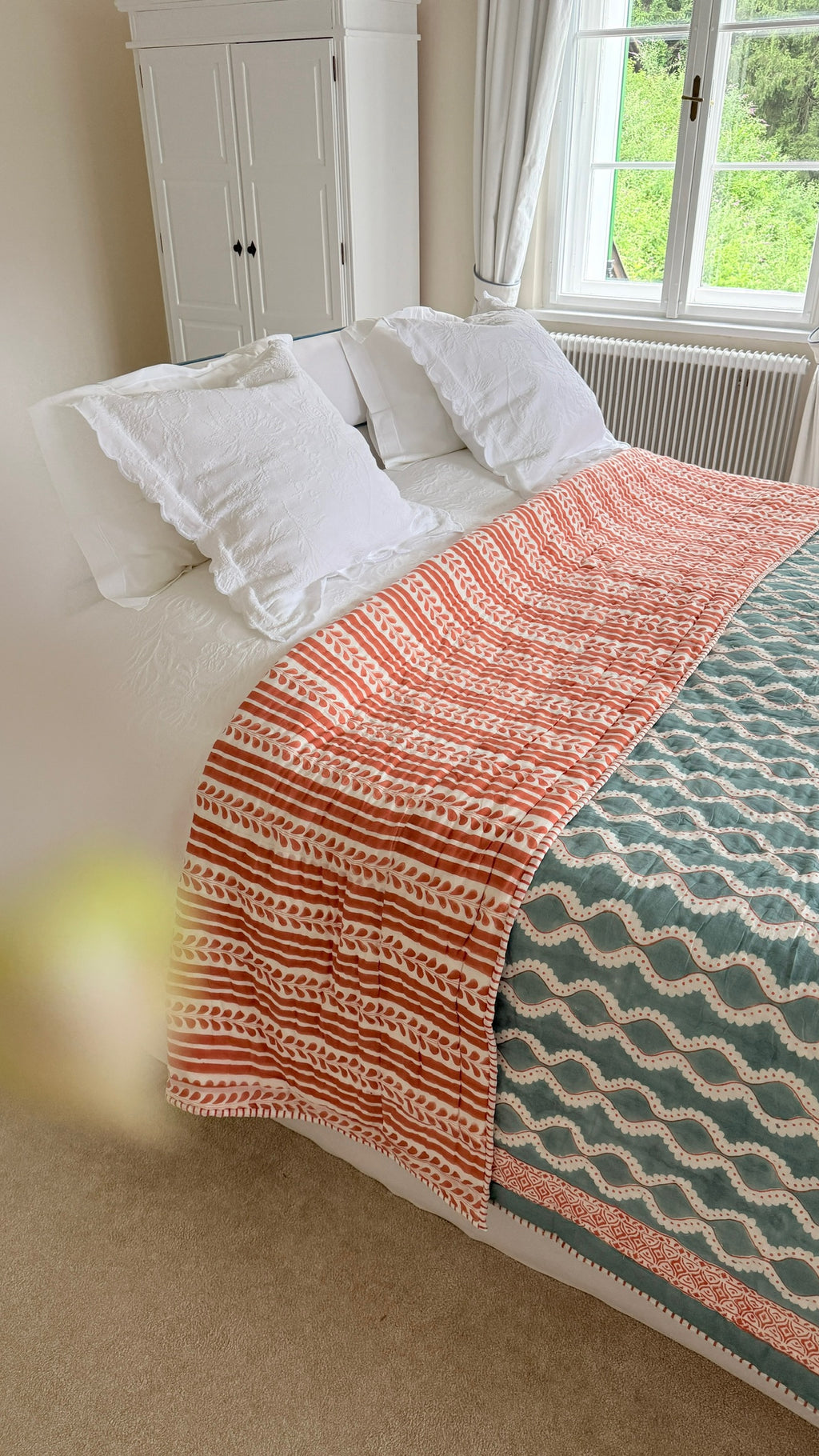 Wave Quilt Light Blue