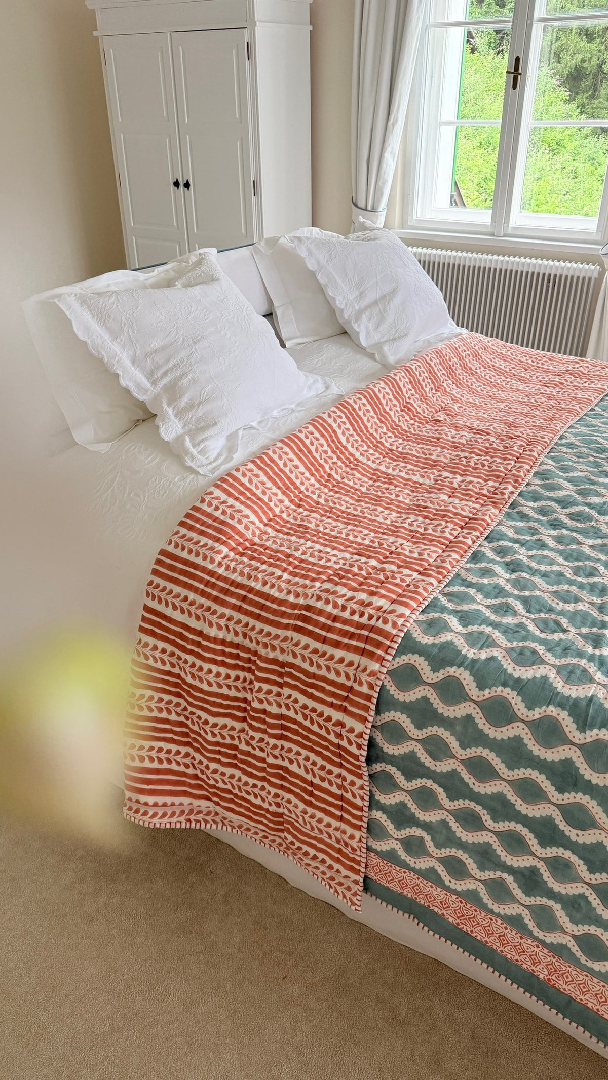 Wave Quilt Light Blue