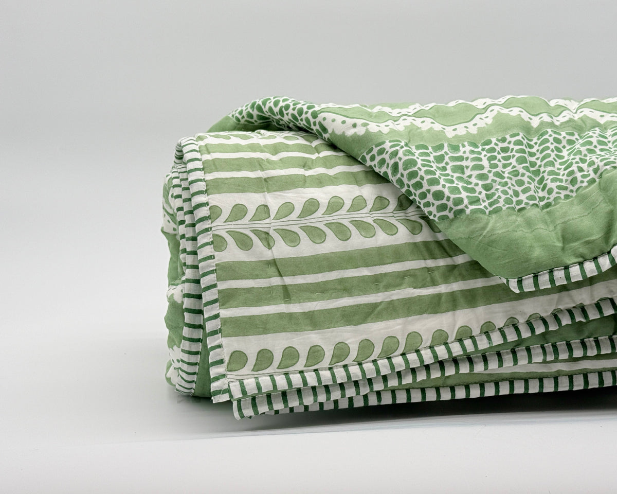 Wave Quilt Green/Green