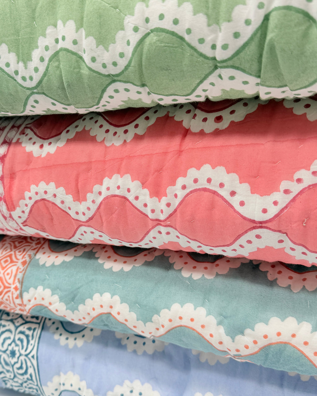 Wave Quilt Blue