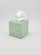 Taschentuch Box Ikat Grün