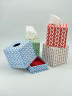 Taschentuch Box Ikat Grün