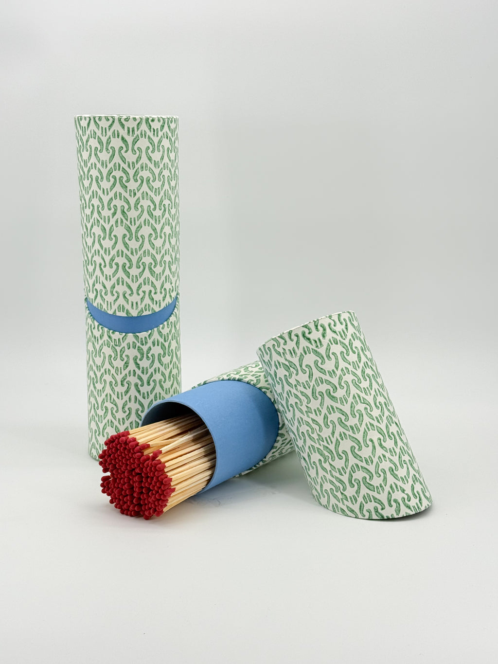 Streichholzbox Ikat Grün