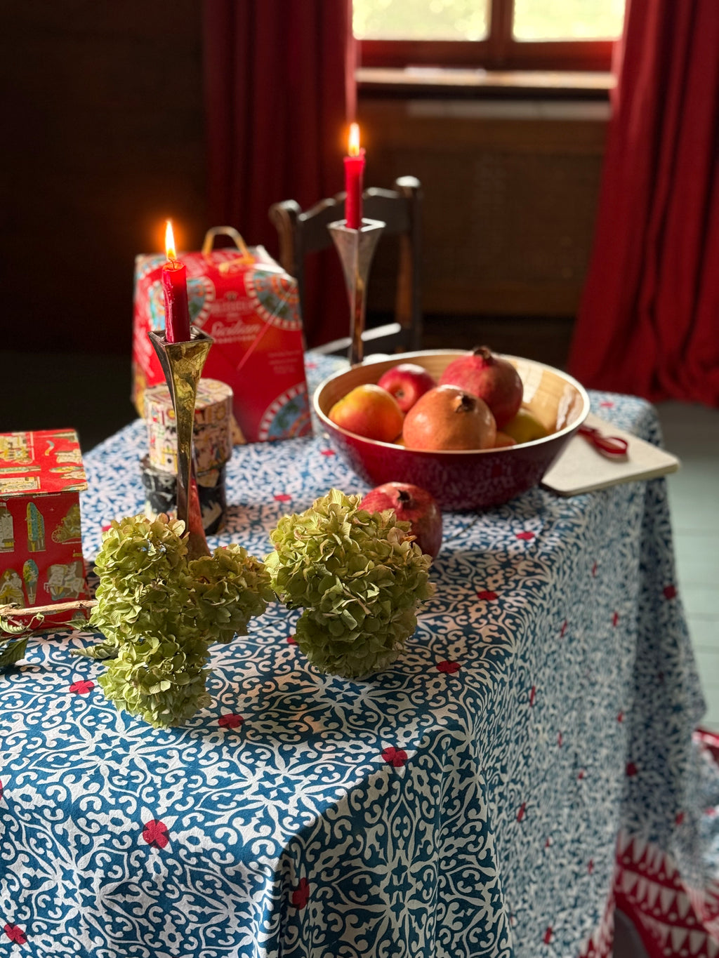 Tablecloth Star Blue