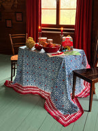 Tablecloth Star Blue