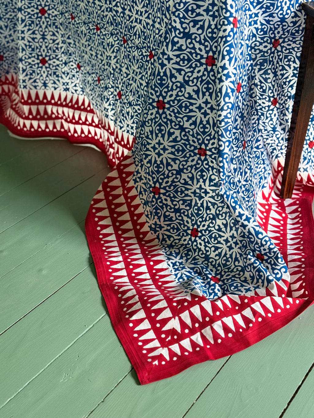 Tablecloth Star Blue