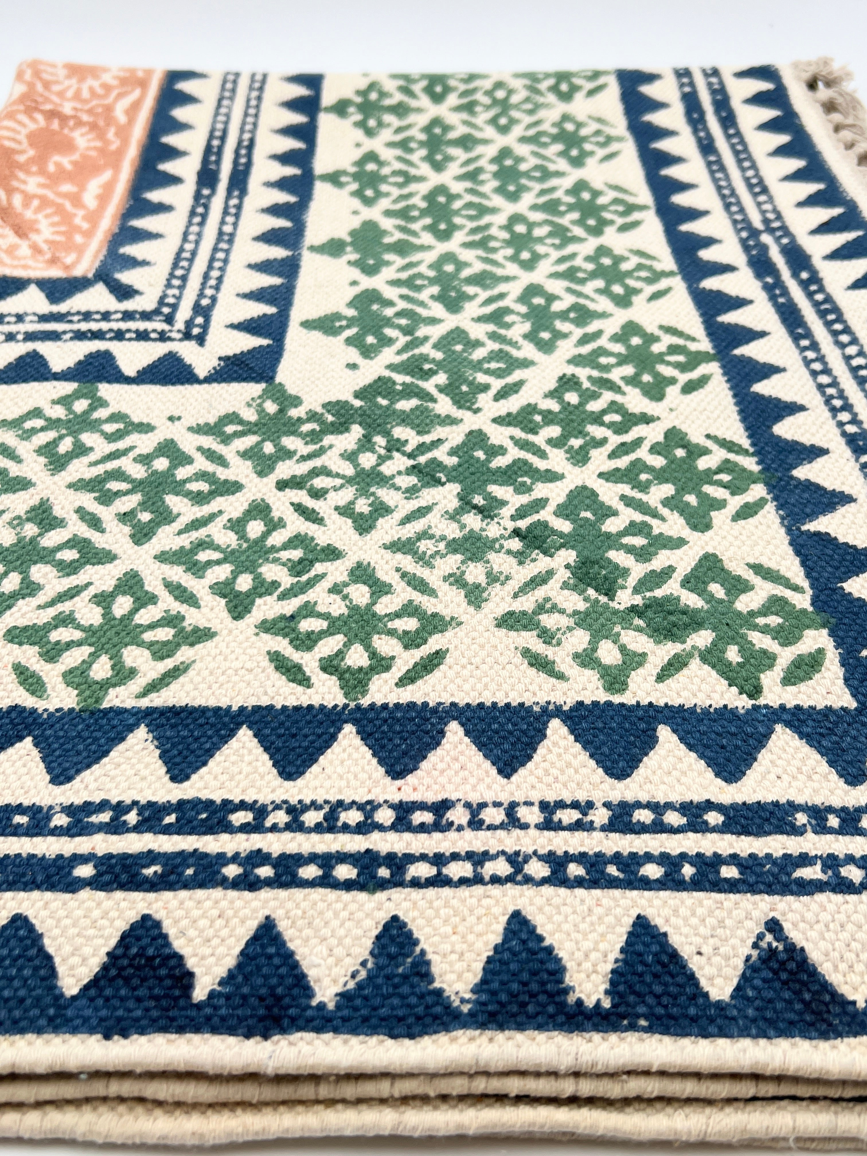 Teppich Rahmen Grün