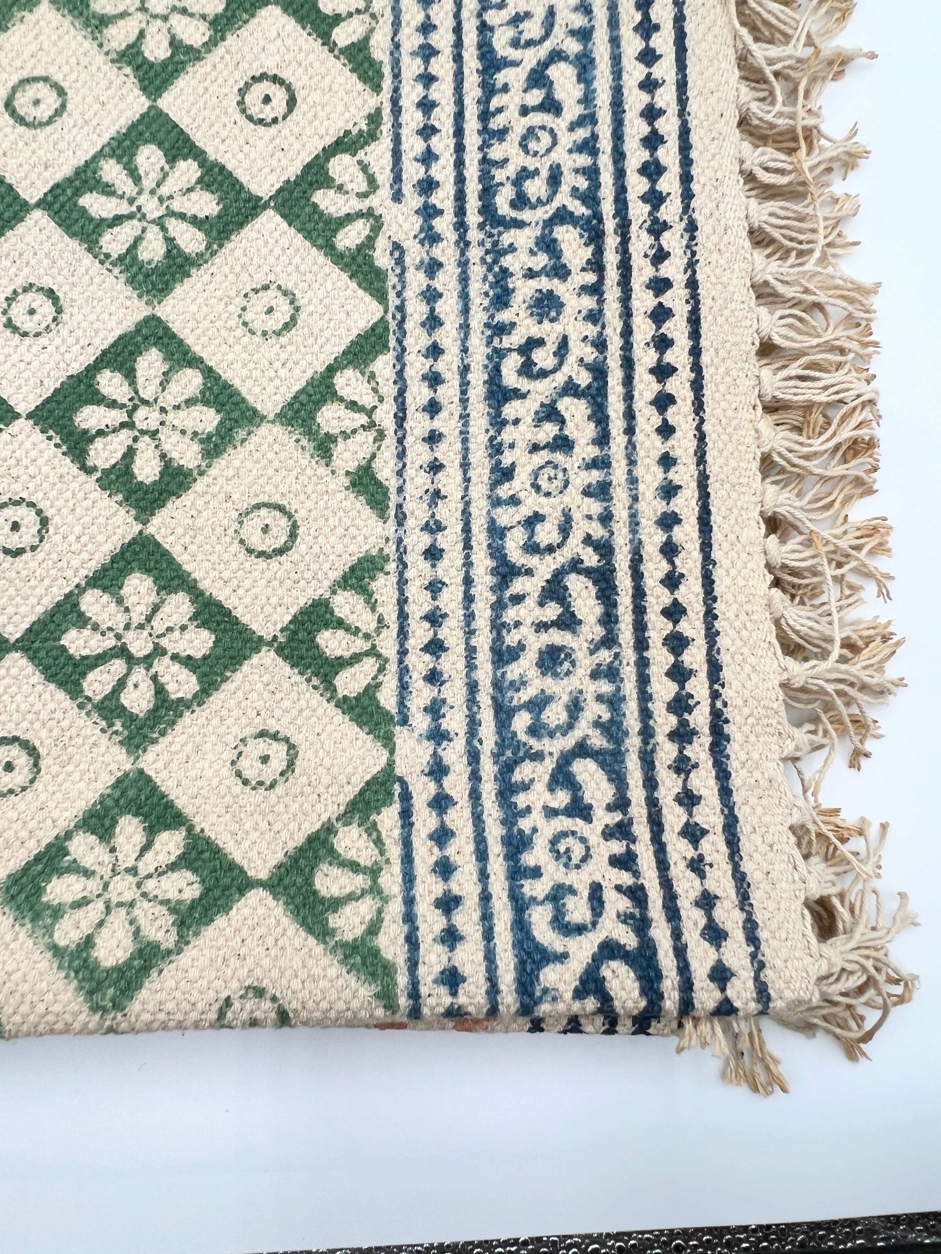 Teppich Streifen Grün